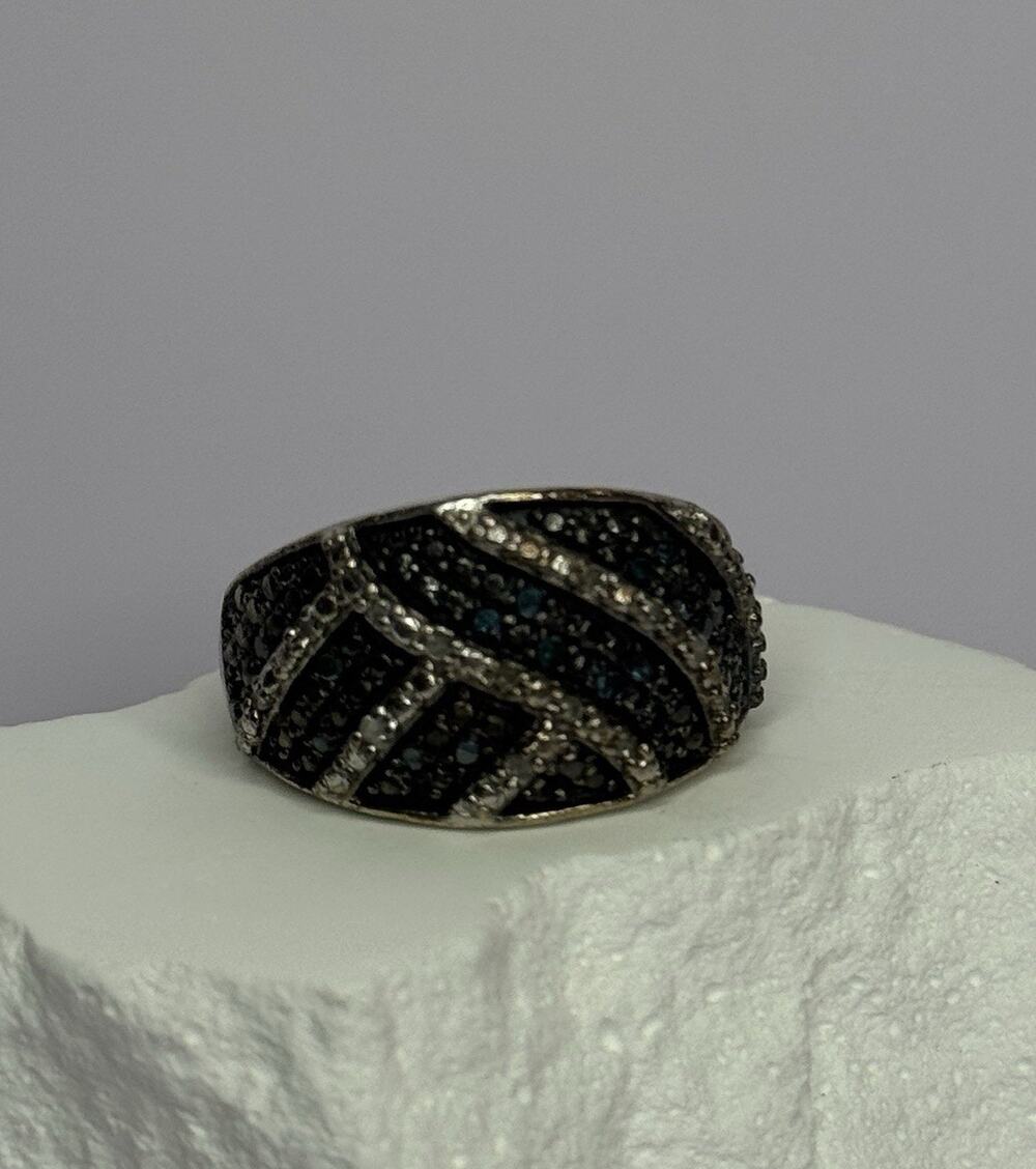925 Sterling Silver Spinel Ring Size 6